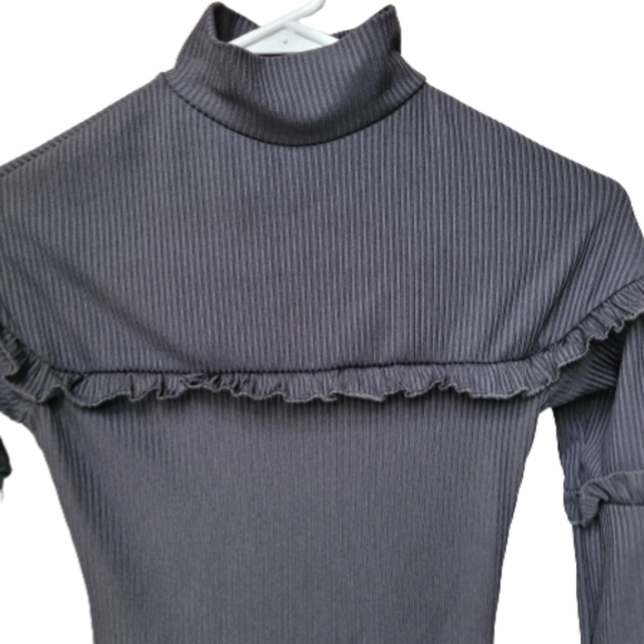 Fashion Union Ruffle Mini Dress Size 2 - Picture 4 of 12